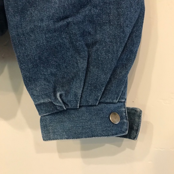 Vintage denim and faux shearling jacket, small - Picture 7 of 7